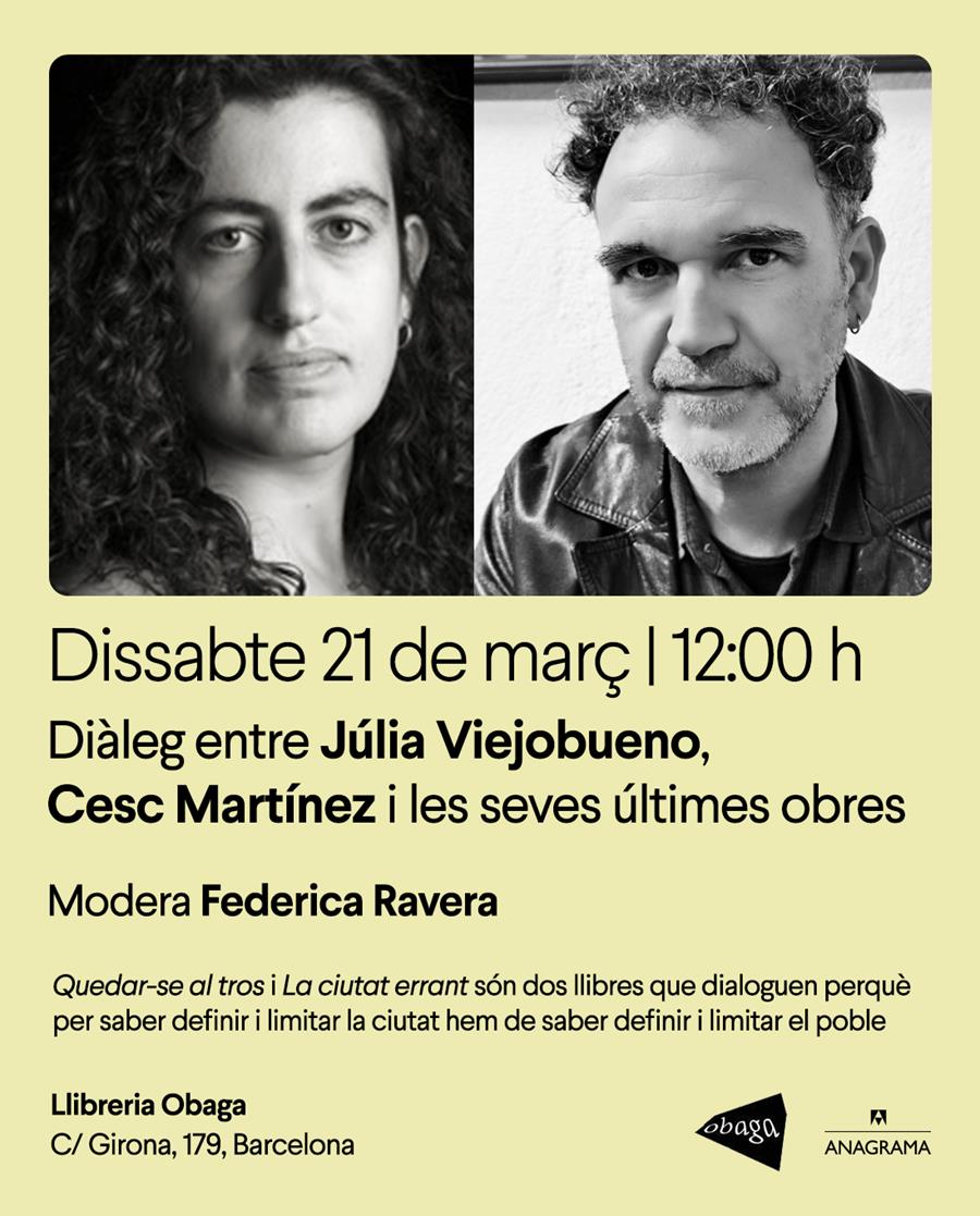 Diàleg entre Cesc Martínez i Júlia Viejobueno - 