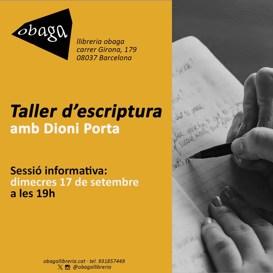 Taller d'escriptura - 