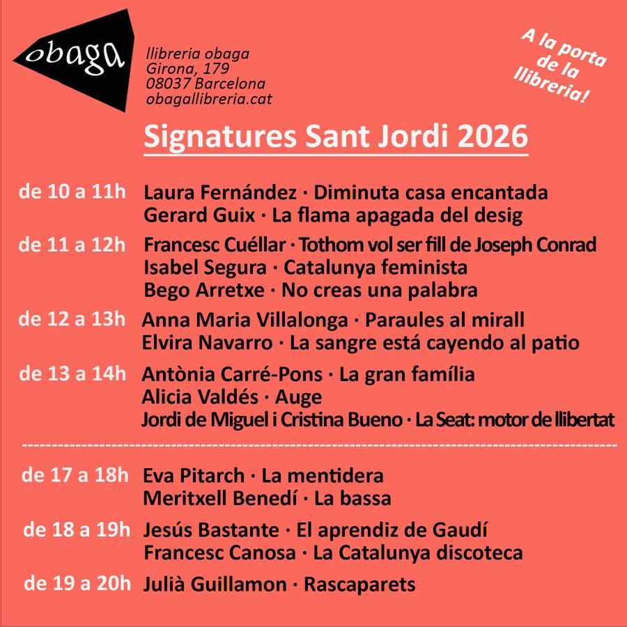 signatures Sant Jordi 2026 - 