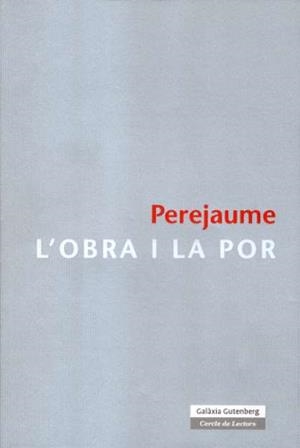 L'obra i la por | 9788481096873 | "Perejaume "