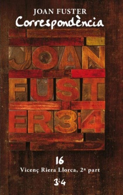 Correspondencia, vol.16 | 9788416789900 | Fuster, Joan