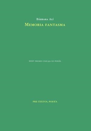 Memoria fantasma | 9788418935176 | Alí, Bárbara