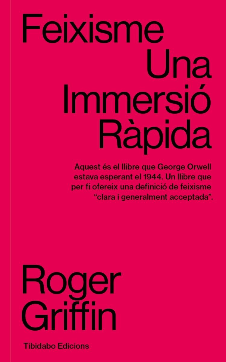 Feixisme (no admet devolució) | 9788413479811 | Griffin, Roger