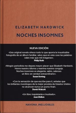 Noches insomnes | 9788417978525 | Hardwick, Elizabeth