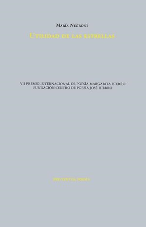 Utilidad de las estrellas | 9788419633927 | Negroni, María