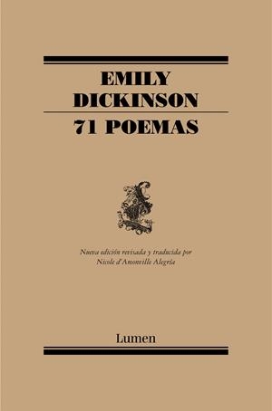 71 poemas (Nueva edición revisada) | 9788426426956 | Dickinson, Emily