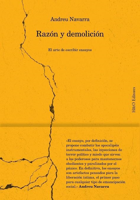 Razón y demolición | 9788412884845 | Navarra, Andreu