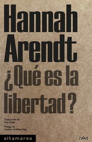 ¿Qué es la libertad? | 9788410435520 | Arendt, Hannah