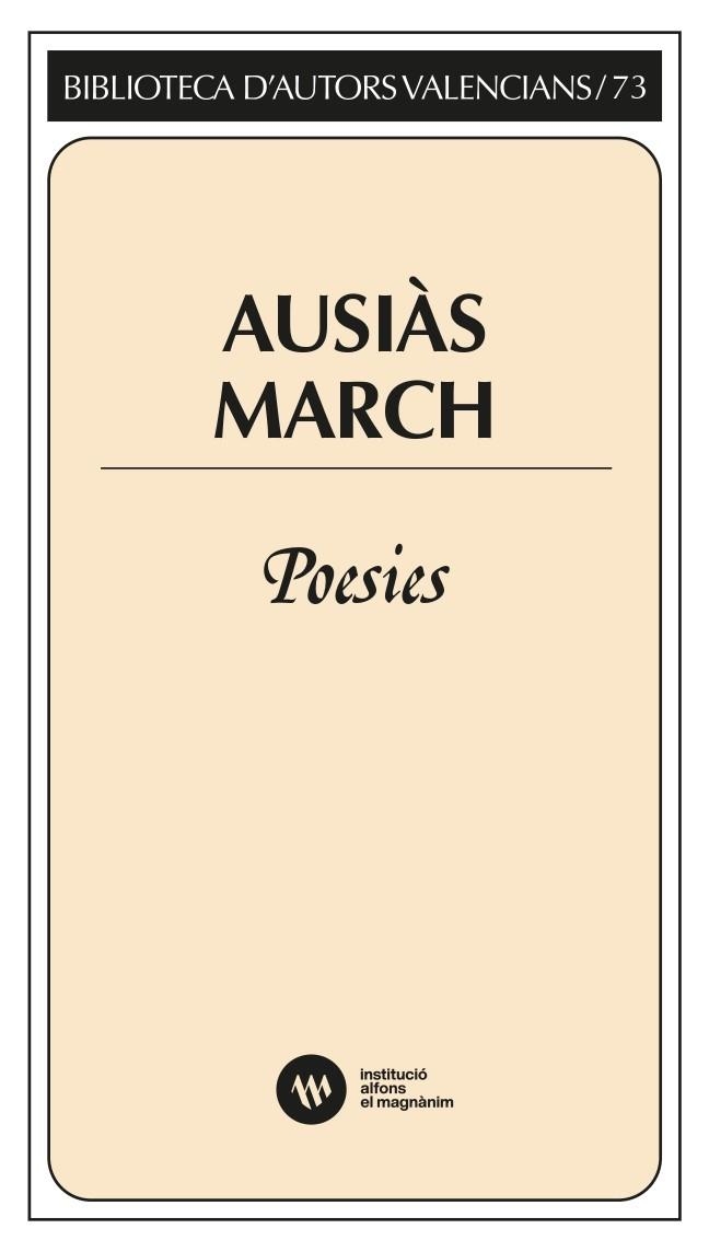 Ausiàs March. Poesies | 9788411560627 | MARCH i RIPOLL, Ausiàs