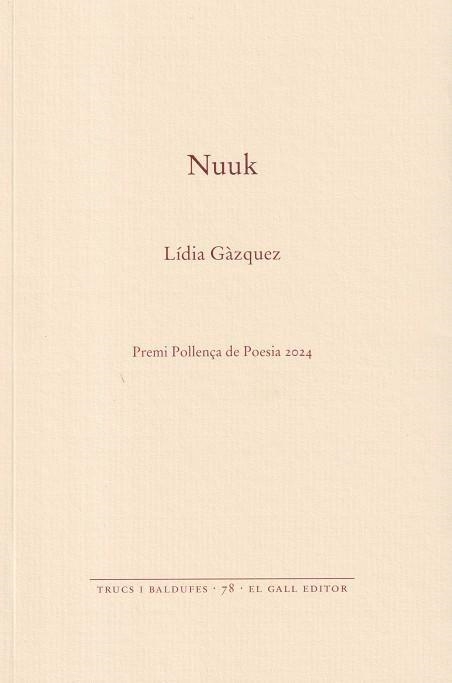 Nuuk | 9788419321404 | Gàzquez, Lídia