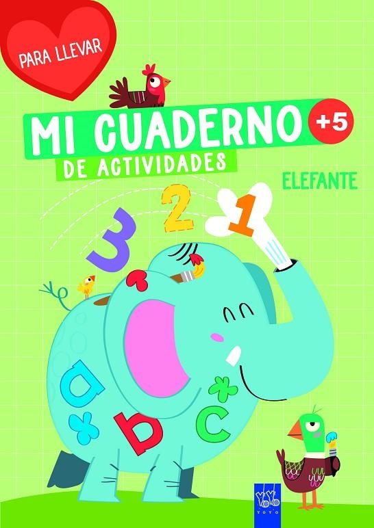 Mi cuaderno de actividades para llevar. Elefante | 9788408311928 | YOYO