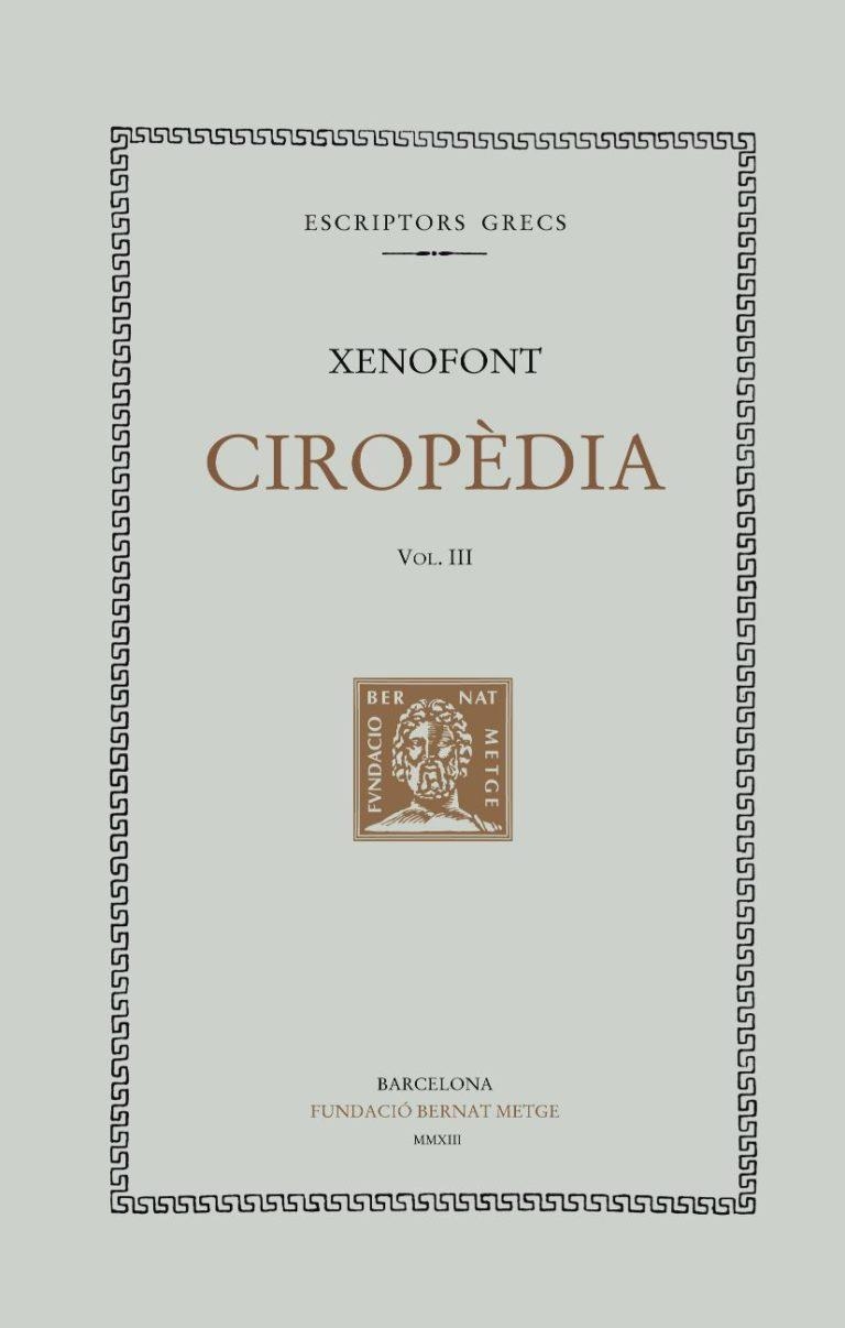 Ciropèdia, vol. III (llibres V-VI) | 9788498592214 | Xenofont