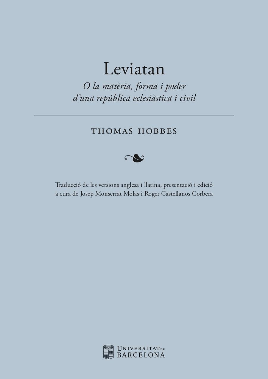 Leviatan | 9788491689959 | Thomas, Hobbes