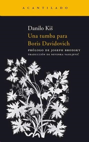 Una tumba para Boris Davidovich | 9788492649587 | Kis, Danilo