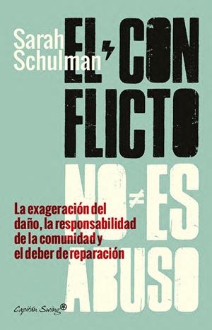 El conflicto no es abuso | 9791399230048 | Schulman, Sarah/del Valle Ríos, Diego