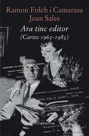 Ara tinc editor | 9788473295253 | Folch i Camarasa, Ramon/Sales, Joan