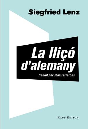 Lliçó d'alemany | 9788473292061 | Lenz, Siegfried