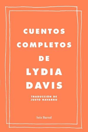 Cuentos completos | 9788432209222 | Davis, Lydia